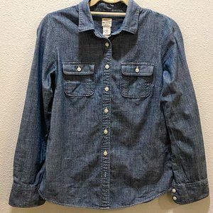 J.CREW Perfect Shirt Denim XS
